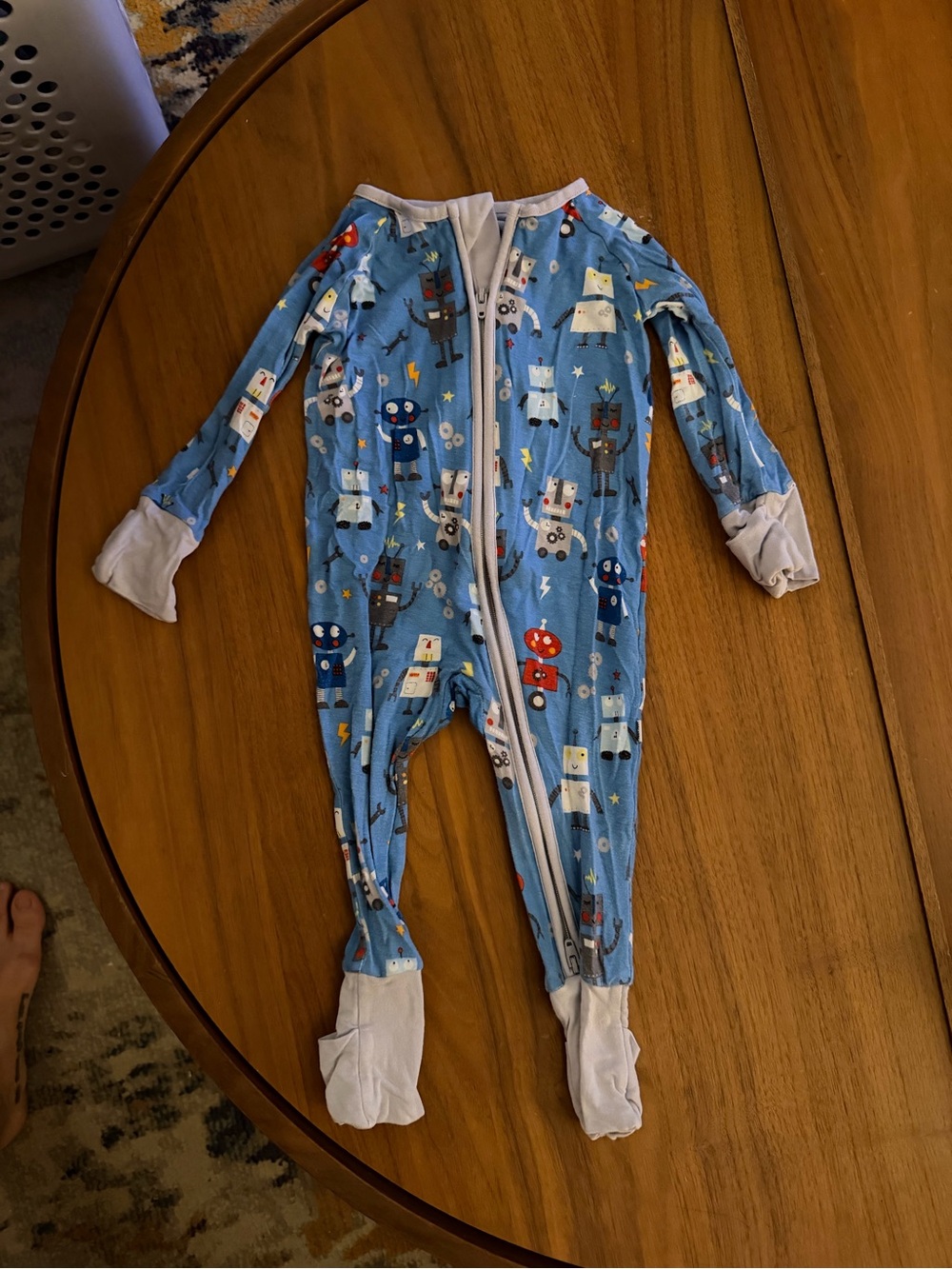 Little Sleepies Robots pajamas 3-6 months Halloween